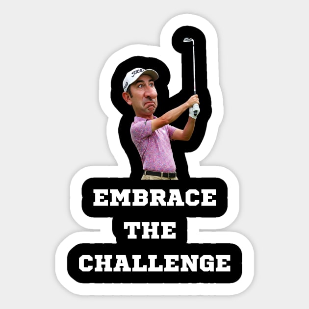 Embrace The Challenge Sticker by Oscar's Store 1